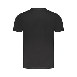 Cavalli Class Black Cotton Men T-Shirt