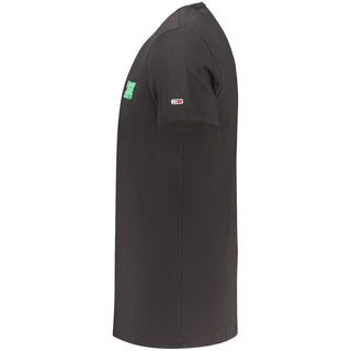 Tommy Hilfiger Black Cotton Men T-Shirt