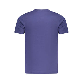 Cavalli Class Blue Cotton Men T-Shirt