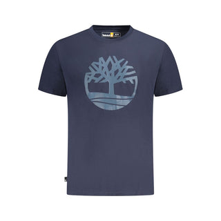 Timberland Blue Cotton T-Shirt