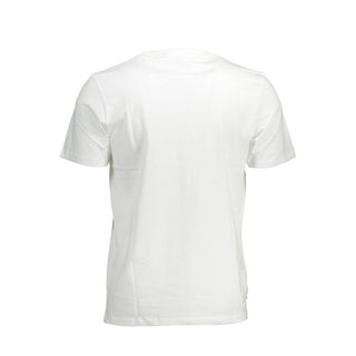 Timberland White Cotton Men T-Shirt