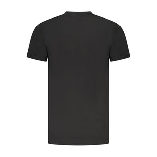 Cavalli Class Black Cotton Men T-Shirt