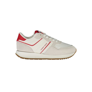 Tommy Hilfiger Red Leather Women Sneaker
