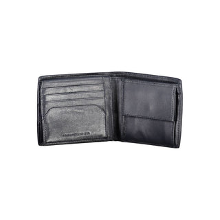 Tommy Hilfiger Blue Leather Men Wallet