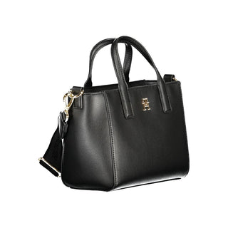 Tommy Hilfiger Black Polyester Women Handbag
