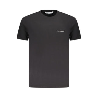 Trussardi Black Cotton Men T-Shirt