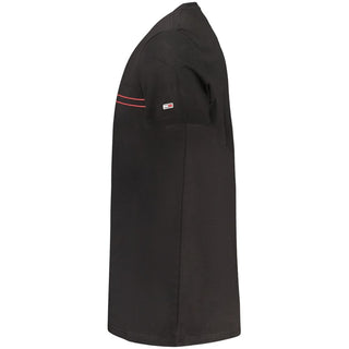 Tommy Hilfiger Black Cotton Men T-Shirt