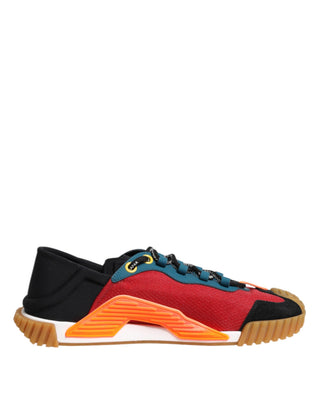 Dolce & Gabbana Multicolor Logo Low Top NS1 Sneakers Shoes