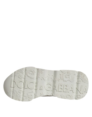 Dolce & Gabbana White Low Top Daymaster Men Sneakers  Shoes