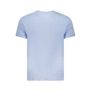 Tommy Hilfiger Blue Cotton Men T-Shirt
