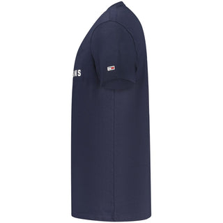 Tommy Hilfiger Blue Cotton Men T-Shirt