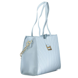 Mario Valentino Blue Polyethylene Handbag