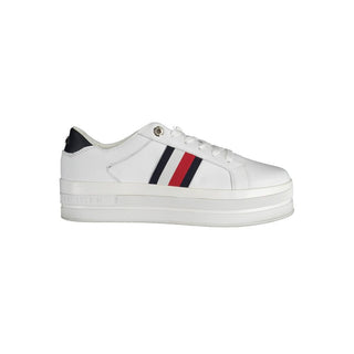 Tommy Hilfiger White Polyester Sneaker