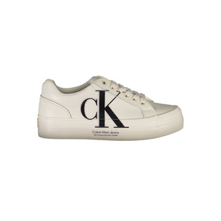 Calvin Klein White Polyester Sneaker