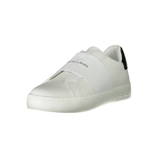 Calvin Klein White Polyester Sneaker