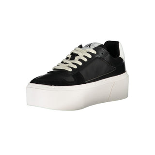 Calvin Klein Black Polyester Sneaker