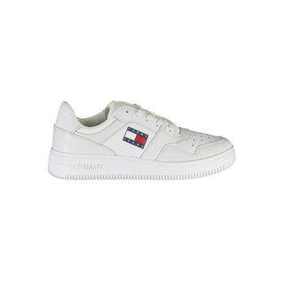 Tommy Hilfiger White Polyester Sneaker