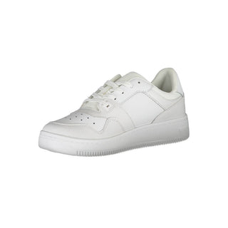 Tommy Hilfiger White Polyester Sneaker