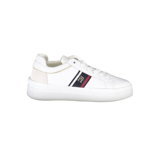 Tommy Hilfiger White Polyester Sneaker