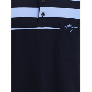 Ferragamo Striped Polo Shirt