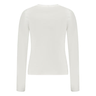 Guess Jeans White Cotton T-Shirt