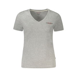 Guess Jeans Gray Cotton Women Top