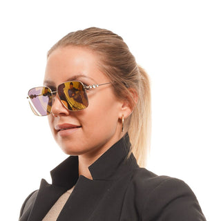 Swarovski Gold Women Sunglass
