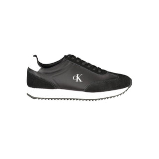 Calvin Klein Black Leather Women Sneaker