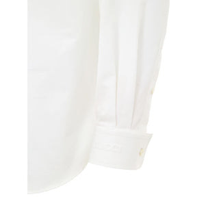 Gucci White Cotton Shirt