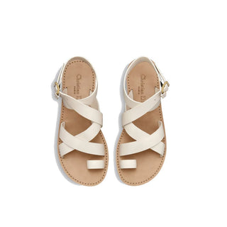 Dior Sun Leather Flat Sandals