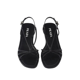 Prada Leather Flat Sandals