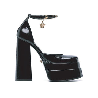 Versace Leather Platform Sandals