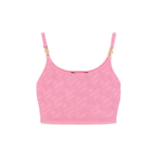 Versace La Greca Cropped Top