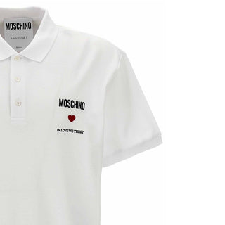 Moschino Couture In Love We Trust Cotton Polo