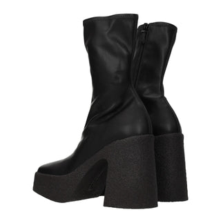 Stella McCartney Black Leather Ankle Boots