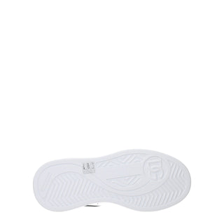 Dolce & Gabbana White Leather Low Tops