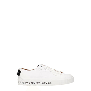 Givenchy White Leather Low Tops