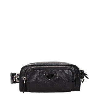 Prada Black Leather Crossbody Bags