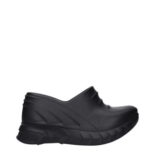 Givenchy Black Cotton Slippers Sandals