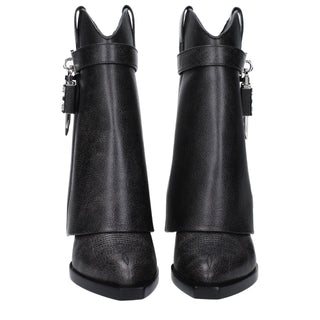 Givenchy Black Leather Ankle Boots