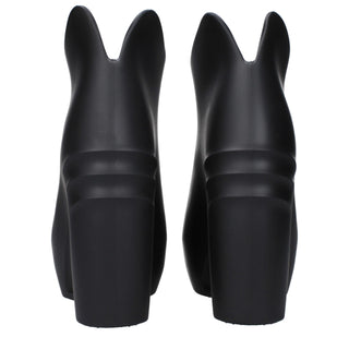 Givenchy Black Cotton Wedges Sandals