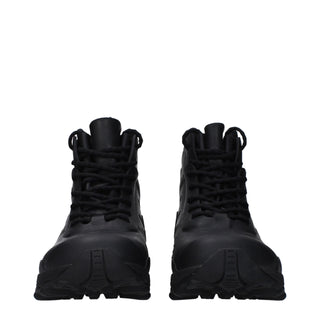 Givenchy Black Cotton Ankle Boots