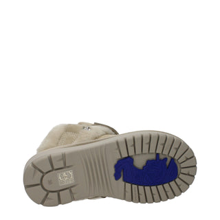 Burberry Green Leather Slippers Sandals