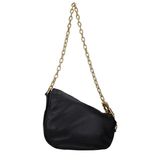 Burberry Black Leather Shoulder Bags