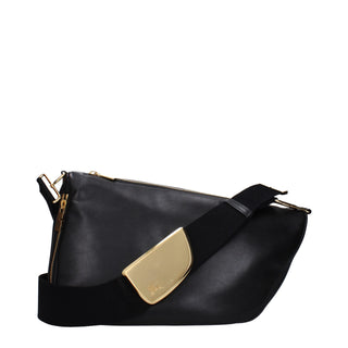 Burberry Black Leather Crossbody Bags