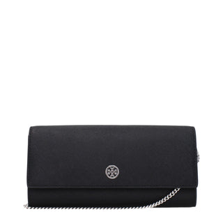 Tory Burch Black Leather Clutch Bags
