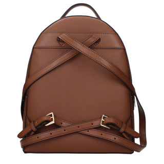 Michael Kors Brown Leather Backpacks