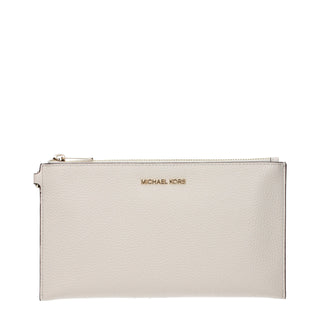 Michael Kors Beige Leather Clutch Bags