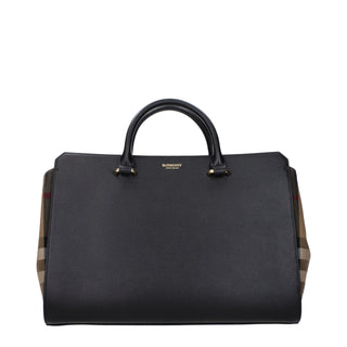 Burberry Black Leather Handbags