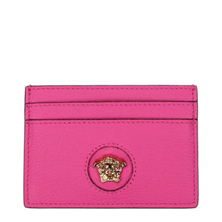 Versace Pink Leather Cardholders